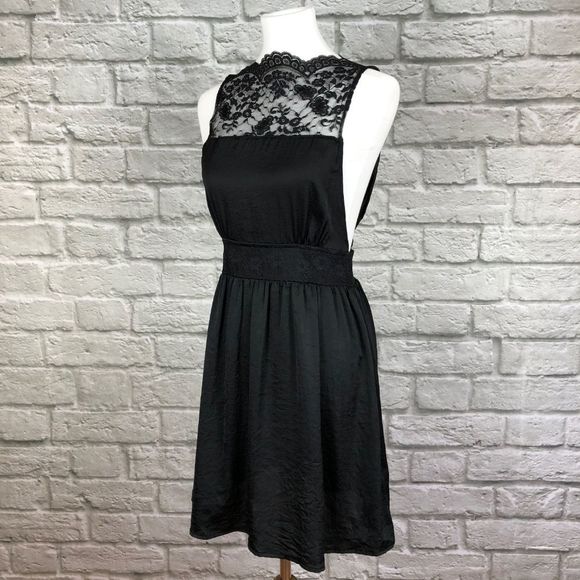 Free People Black Lace Open Sides Dress - Picture 3 of 4